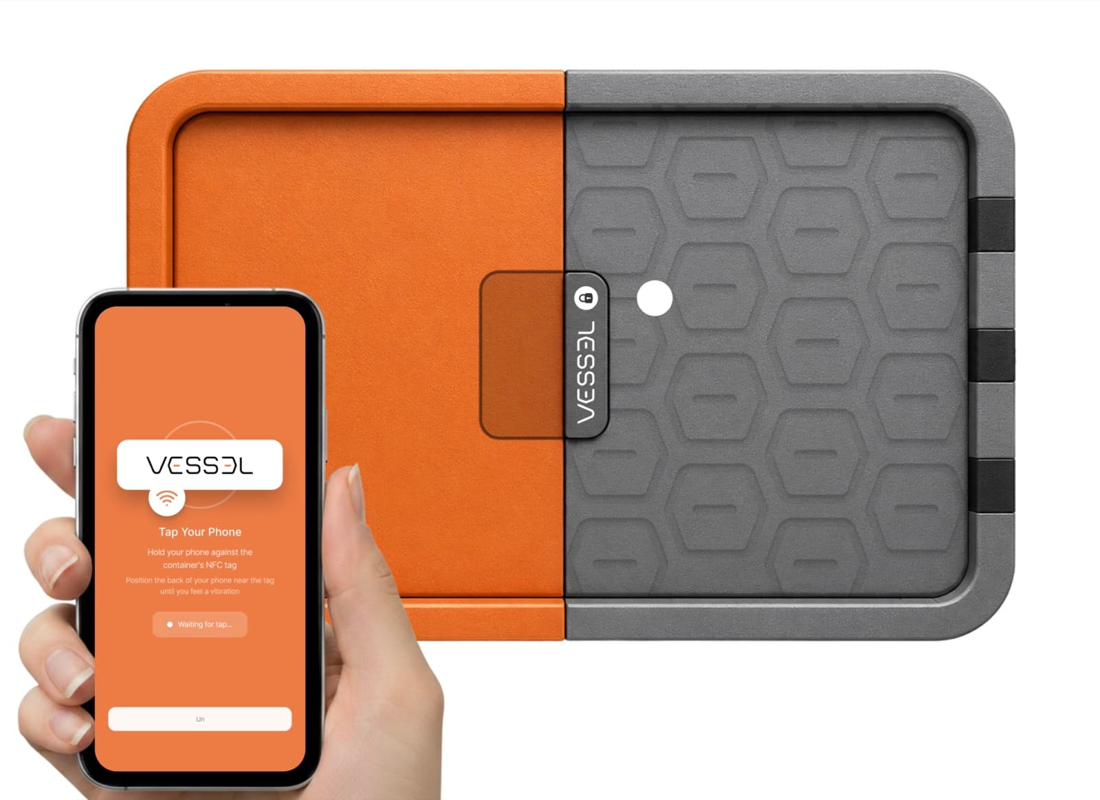 NFC pairing: phone to copper ring activates dispatch